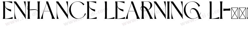 ENHANCE LEARNING LI字体转换